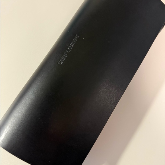 Saint Laurent Black Aviator Sunglasses - Picture 8 of 9